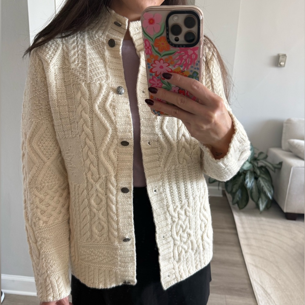 Lauren Ralph Lauren Cream Wool Sweater